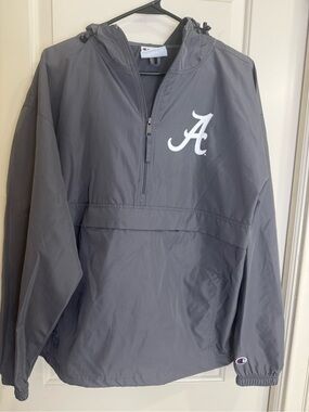 Champion Alabama Crimson Tide Pack N Go Anorak Windbreaker NCAA L